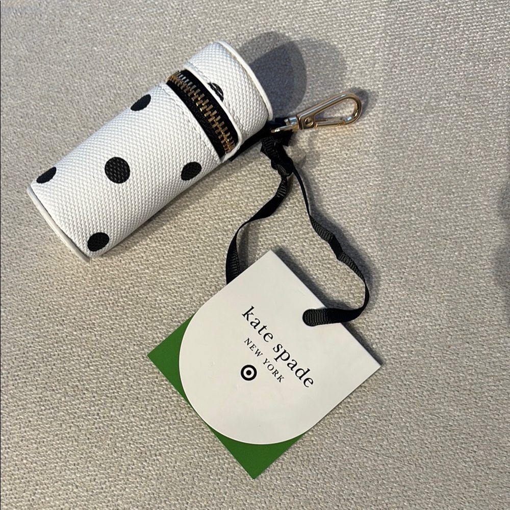 Kate Spade White and Black Polka Dot Case